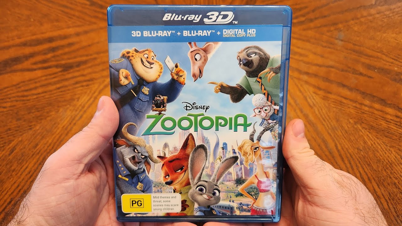 Zootopia Home Video #56 - Australian 3D Blu-Ray Combo Pack