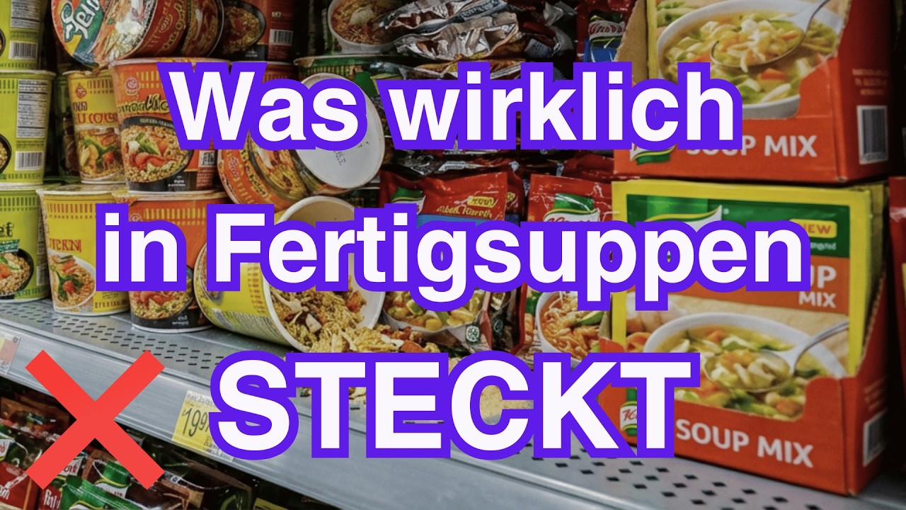Was wirklich in Fertigsuppen steckt – du willst es nicht wissen