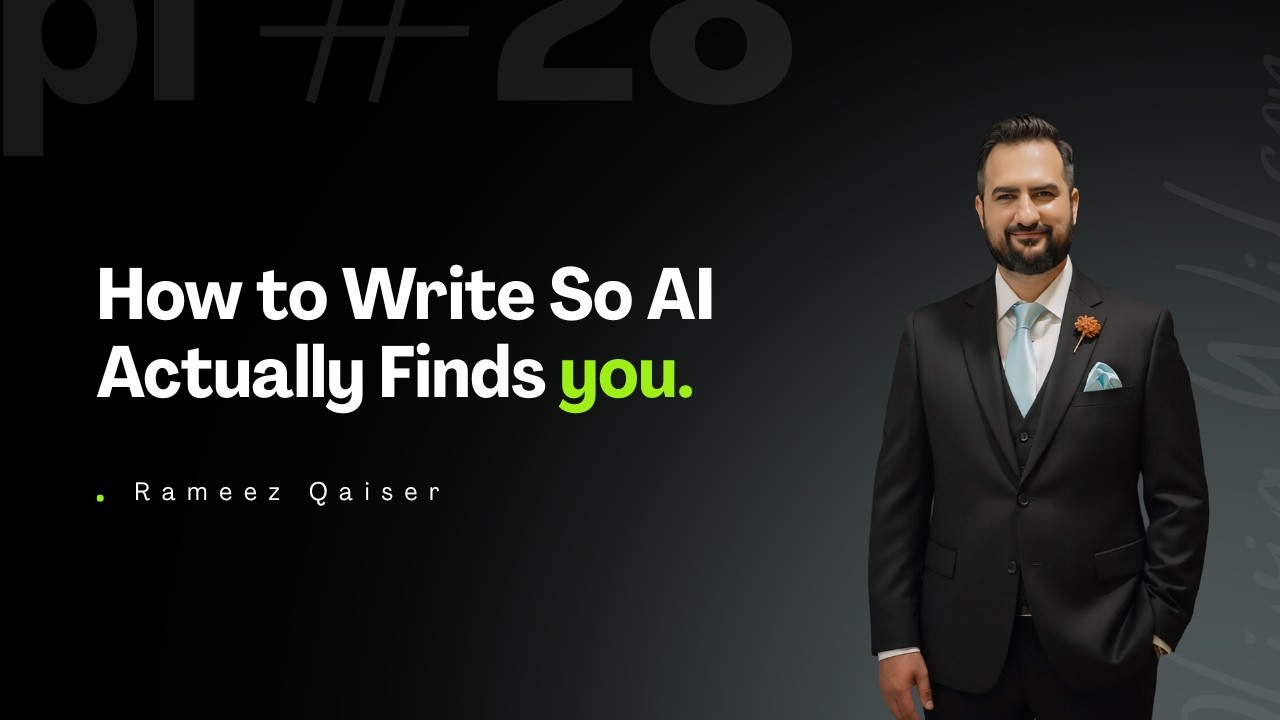 How to Write So AI Actually Finds You in Pakistan (AEO Explained in 5 minutes)