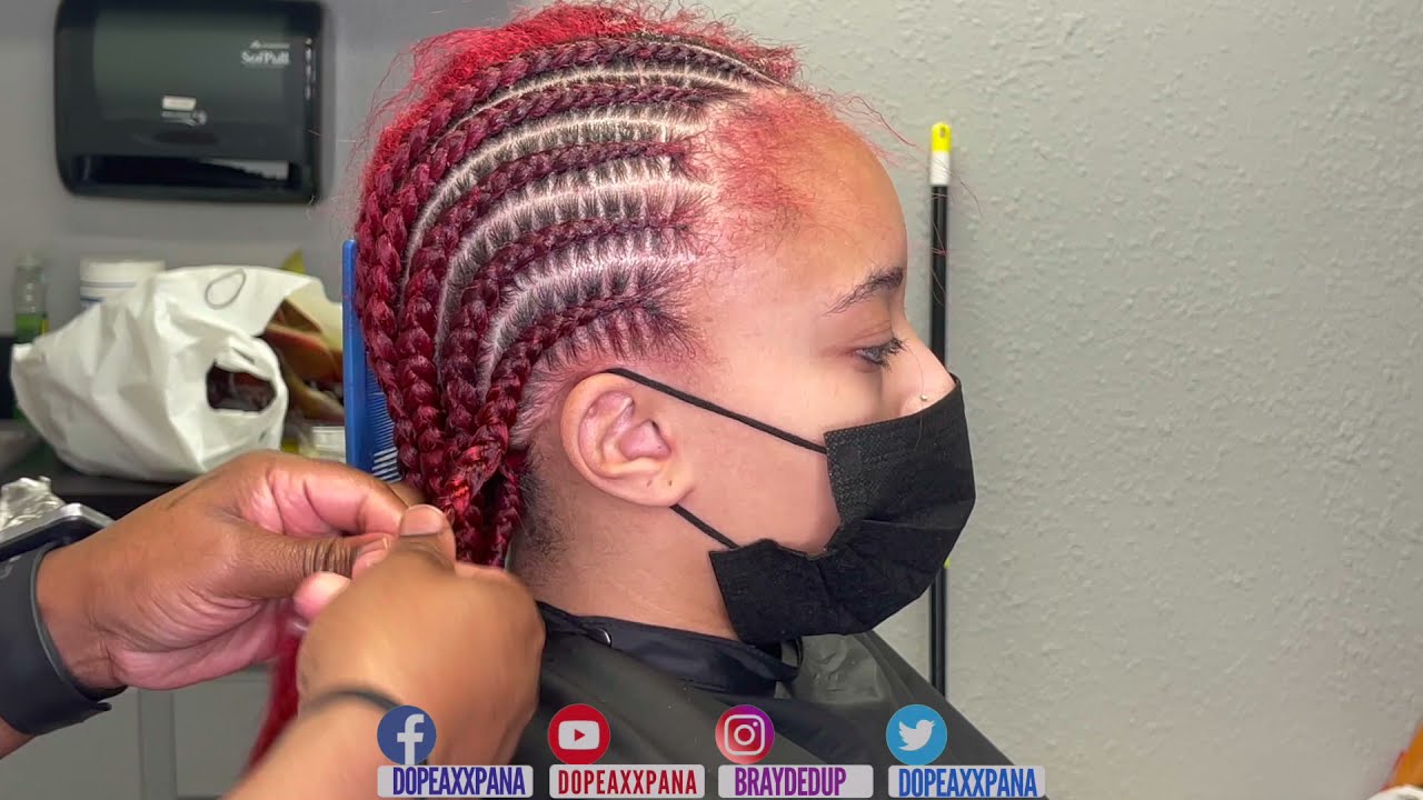 How Many Pieces of Hair to Add For Feed in Braids on Thick Hair