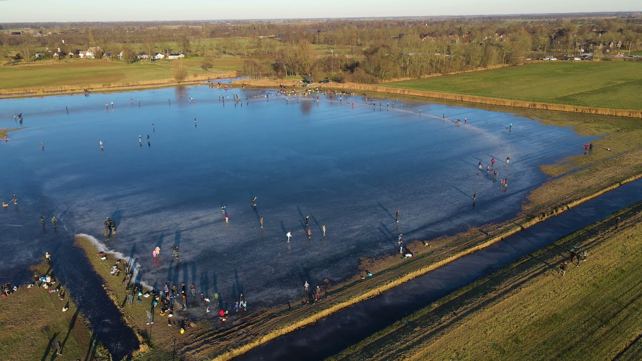 lekker schaatsen op 2e kerstdag 2021 Friesland