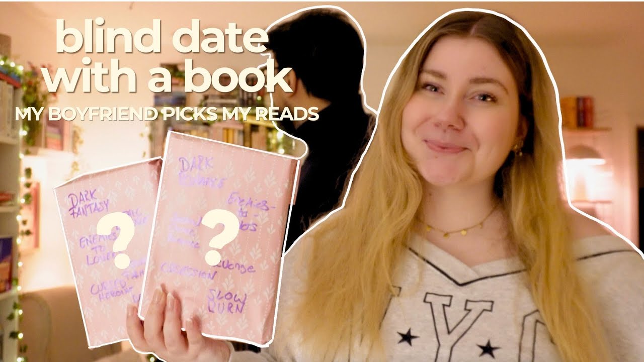blind date with a book 📚 letting my boyfriend choose my books 😬 | cozy reading vlog