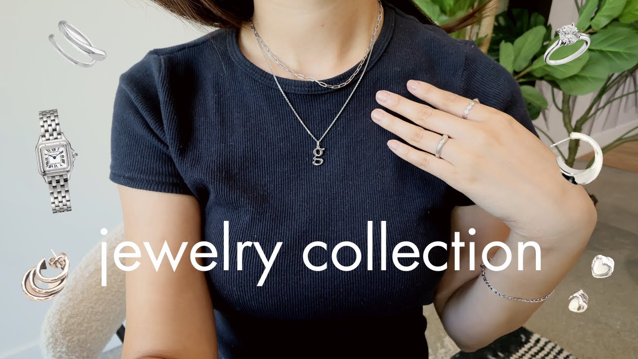 JEWELRY COLLECTION | everyday silver jewelry pieces that I love + how to remove tarnish