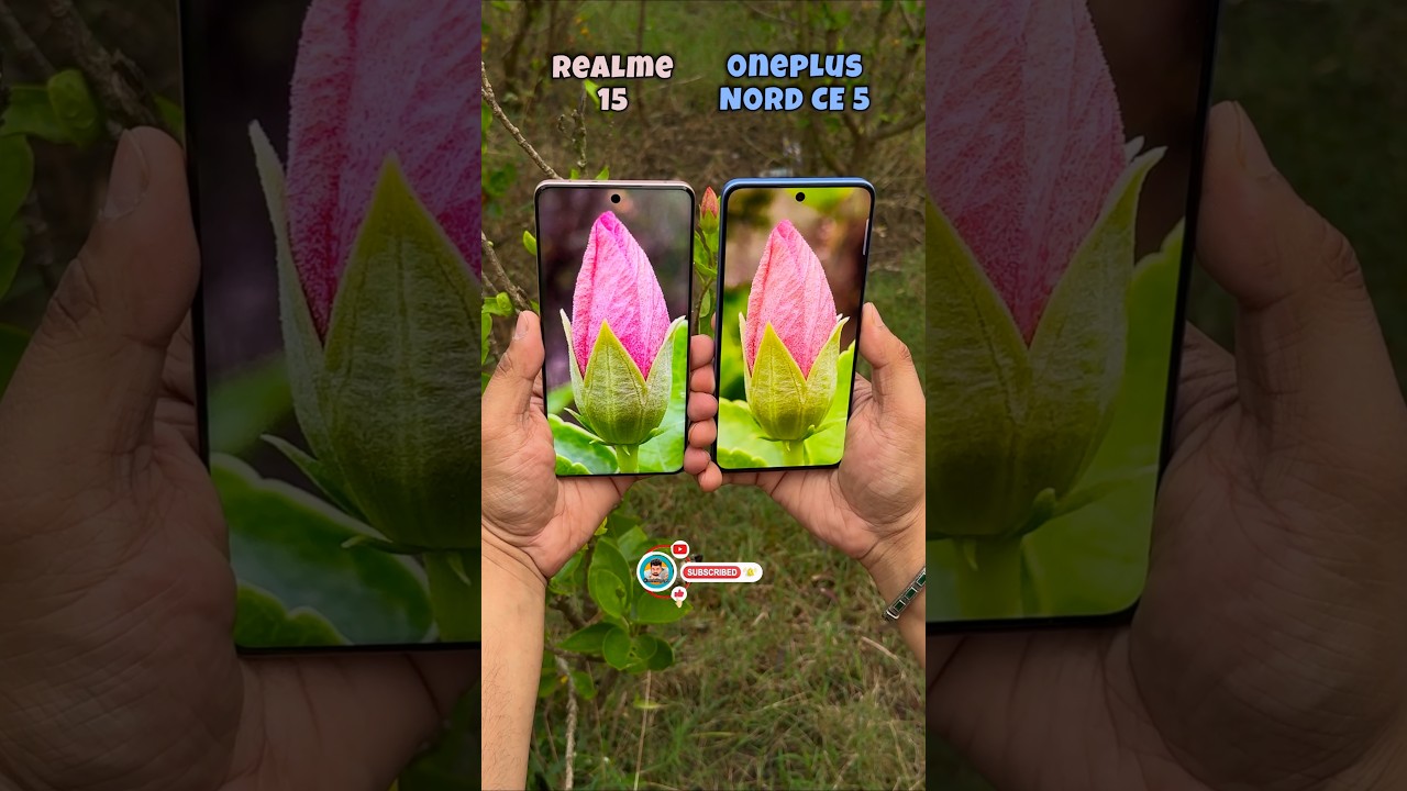 Realme 15 Vs Oneplus Nord CE 5 Camera Compare #mobilepapa #shorts