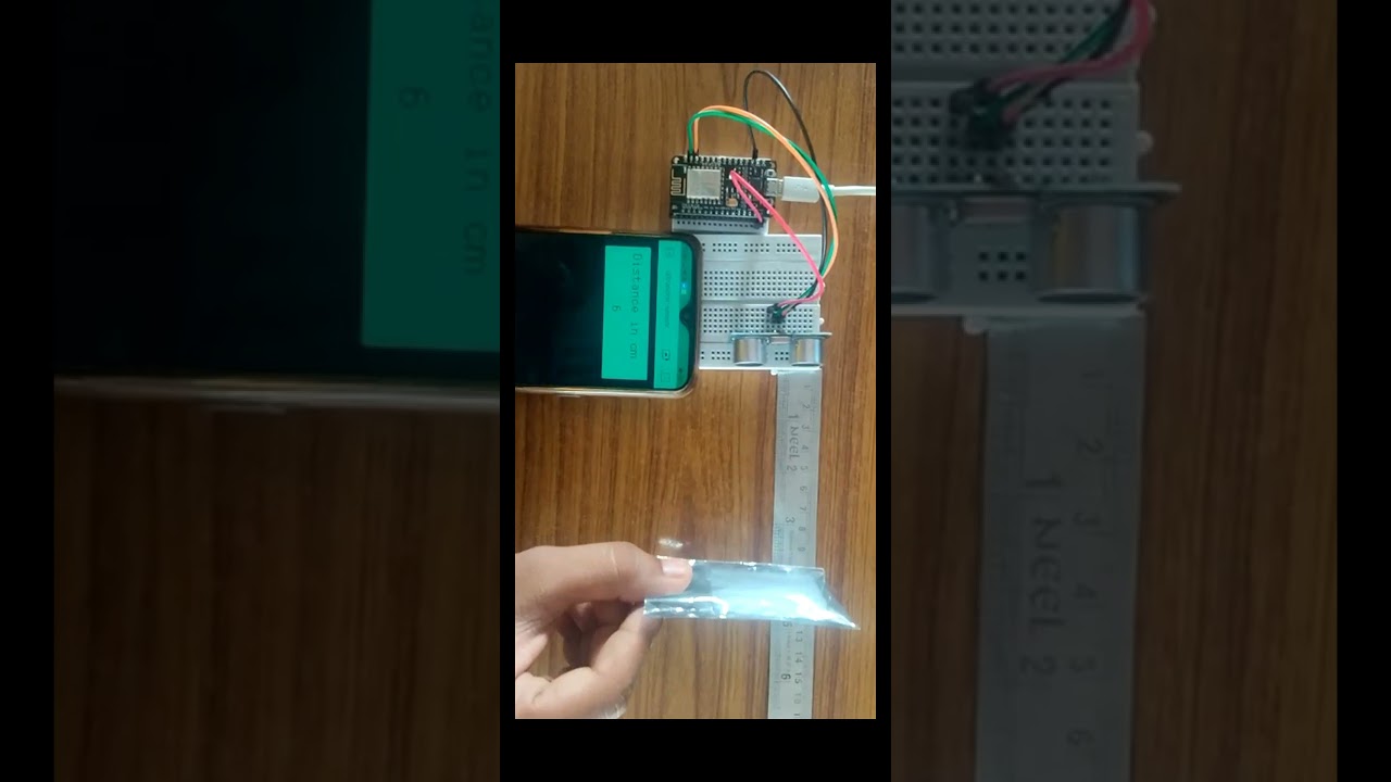ultrasonic sensor nodemcu blynk app