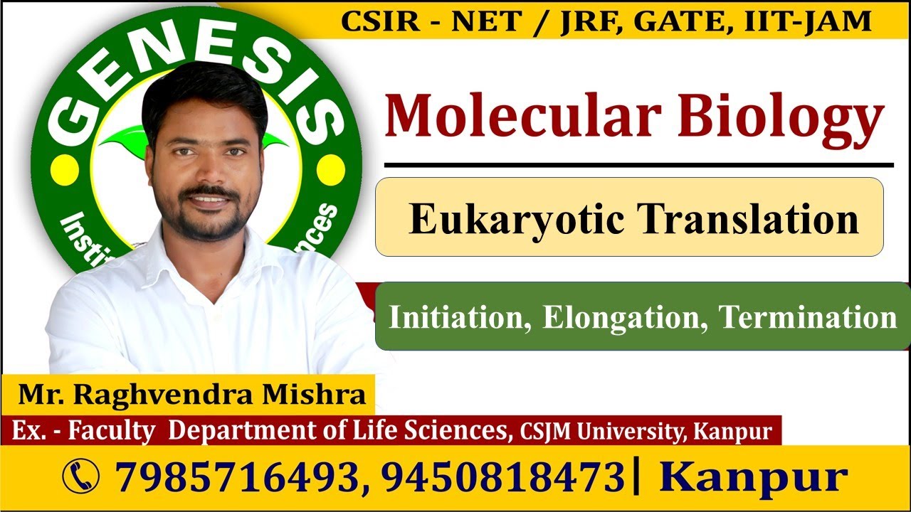 Eukaryotic Translation | Molecular Biology  | CSIR NET/JRF | Life science
