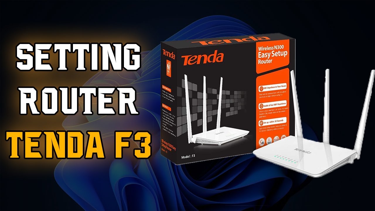 CARA SETTING ROUTER WIFI TENDA F3 - #part2 | Mexious Tech