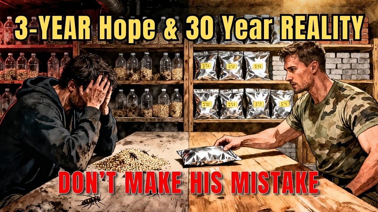 PET Bottles & Mylar Bags: The Secret To 20-Year Food Storage from Pro Preppers!
