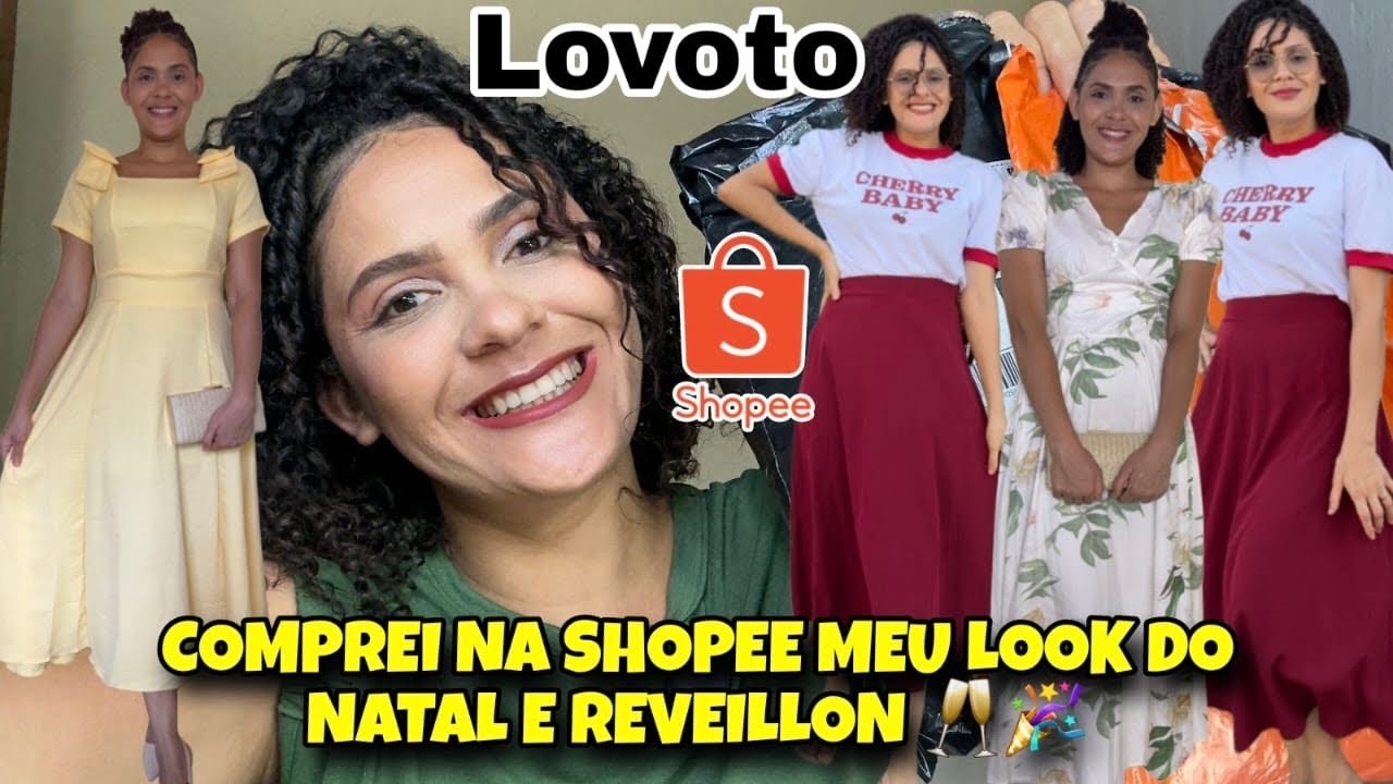 COMPREI MEU LOOK DO RÉVEILLON NA SHOPPE POR MENOS DE 100 REAIS! Estou Apaixonada 😍 MUITO LINDO 💛✨😻