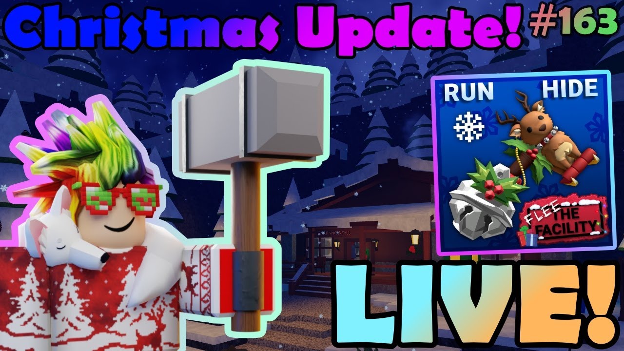 🎄 CHRISTMAS UPDATE 🎁 - Flee the Facility Live 163