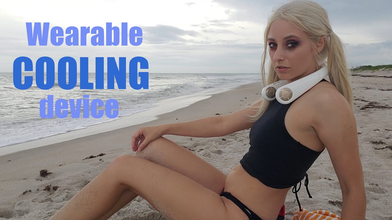 Trying a COOLIFY Wearable Neck Air Conditioner
