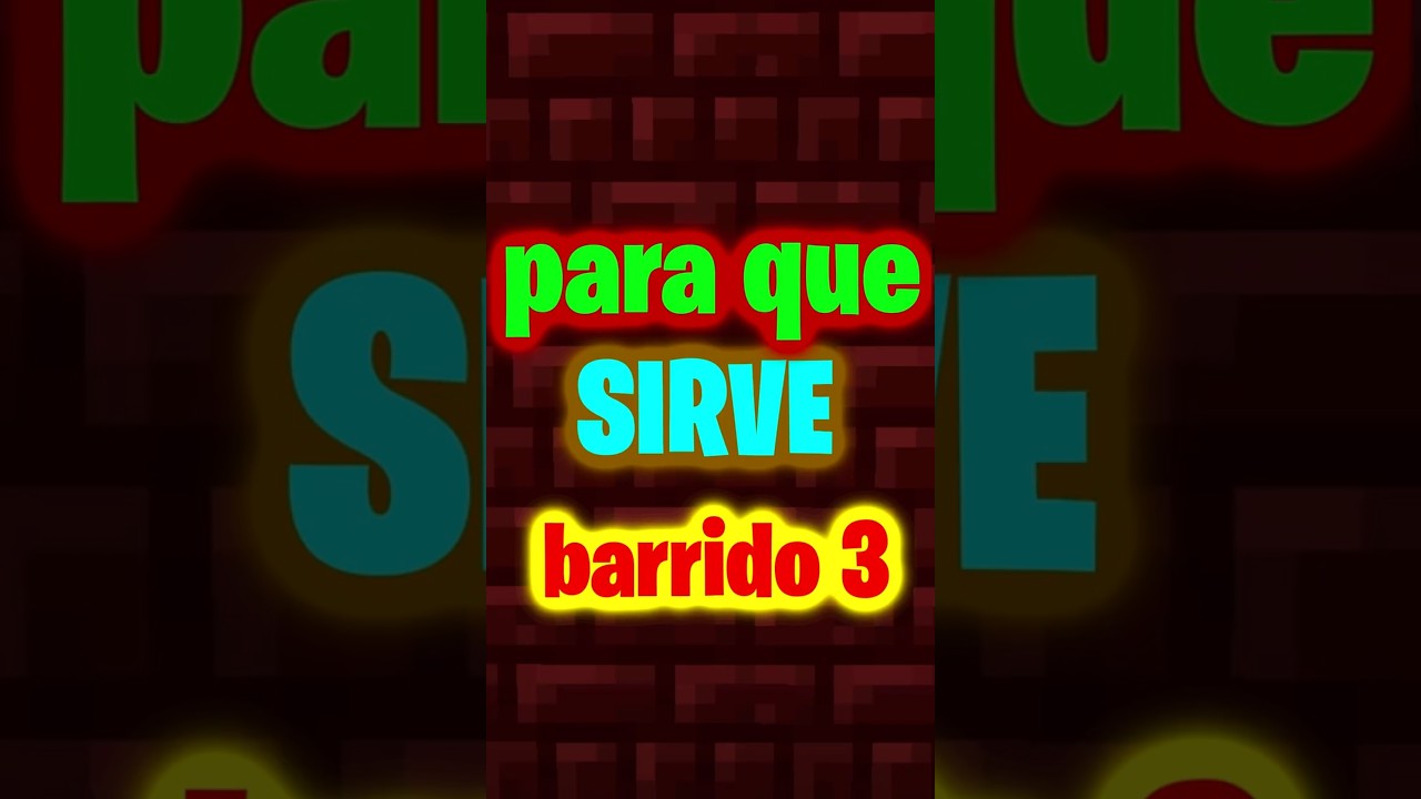 🤑👍para que SIRVE BARRIDO en Minecraft??😎👌 #datwinxd