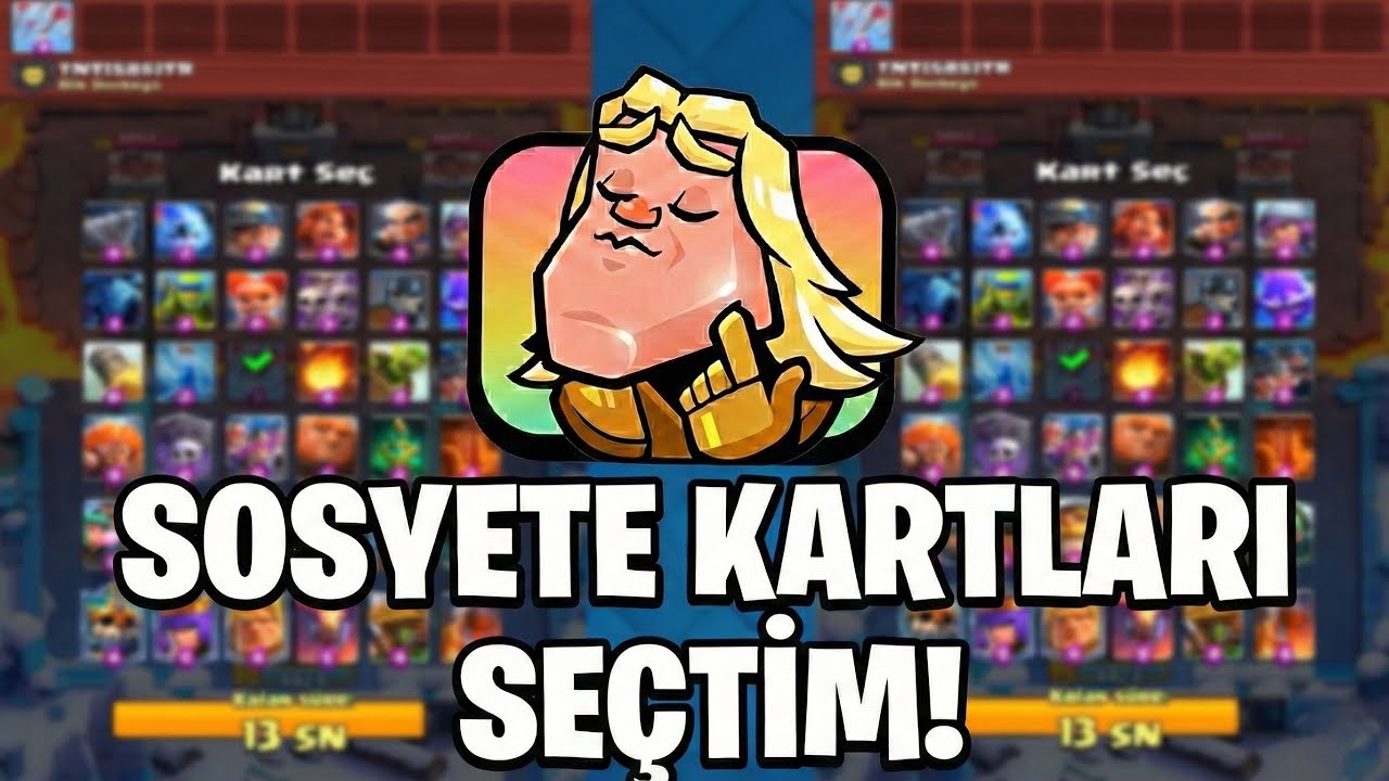Sadece Sosyete Kartları Seçtim
