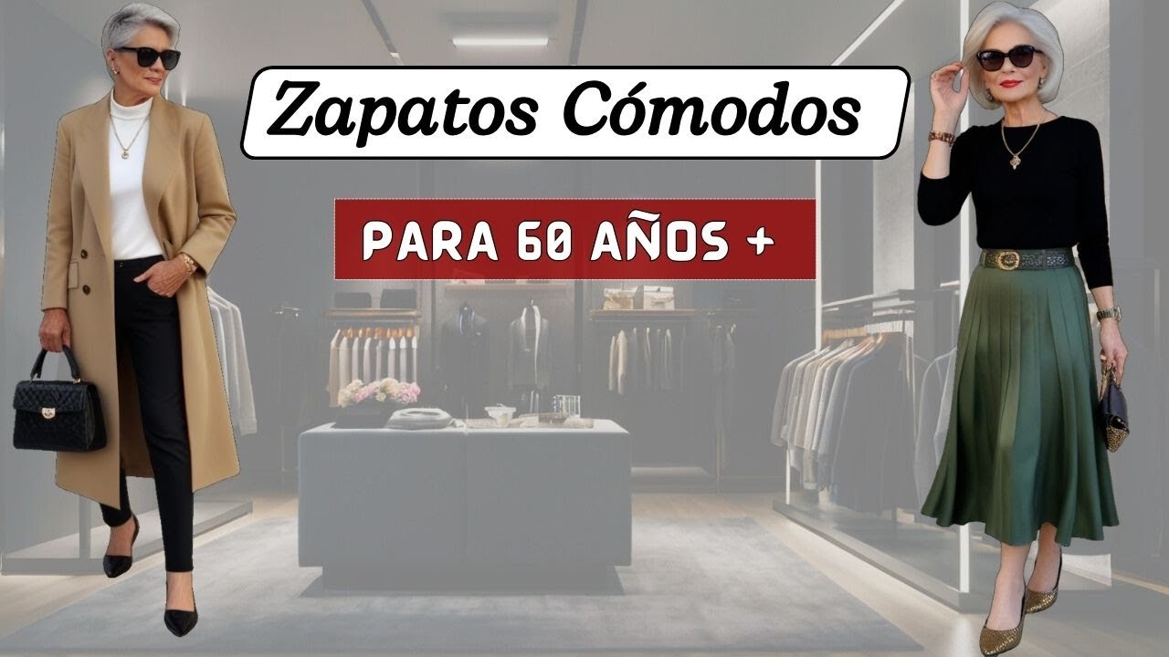 🥿👌 Zapatos Elegantes y Cómodos | Para mujeres de 60 AÑOS a más 💫