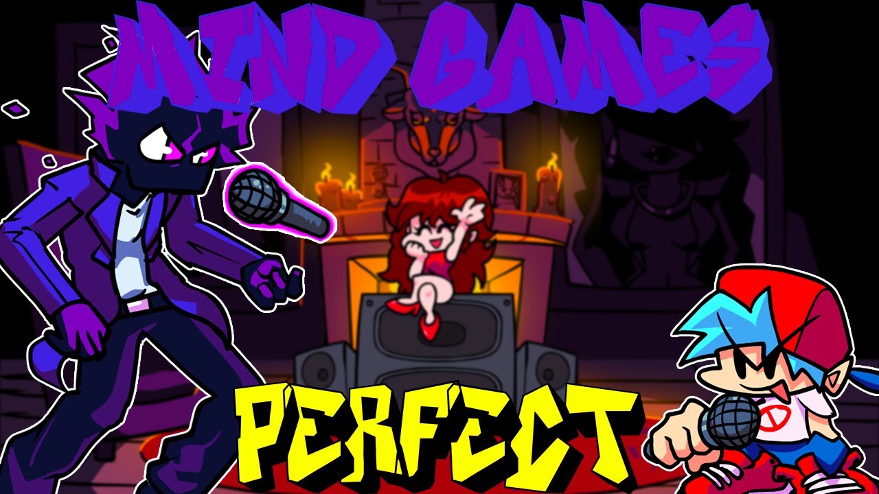Friday Night Funkin' - Perfect Combo - Mind Games Mod + Cutscenes & Extras [HARD]