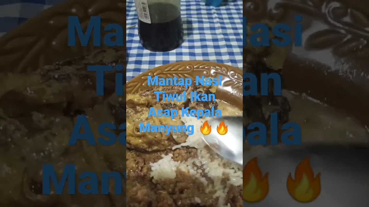 Nasi Tiwul Kepala Manyung Asap...Maknyus 🔥🔥_Cah Weru