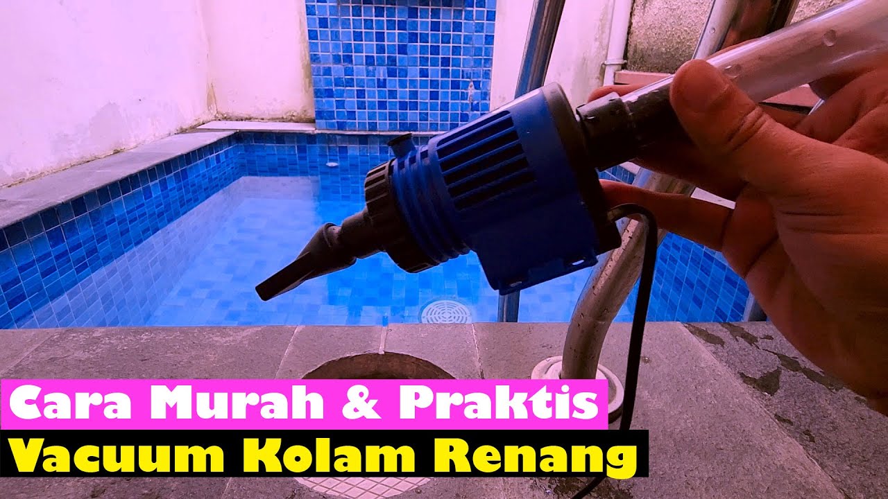Eksperimen Pembersihan Kolam Renang Rumah | AUTOMATIC CLEANER PUMP GRAVEL VACUM TOOL AQUARIUM - #368