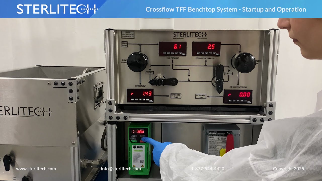 Crossflow TFF Benchtop System   Startup and Operation