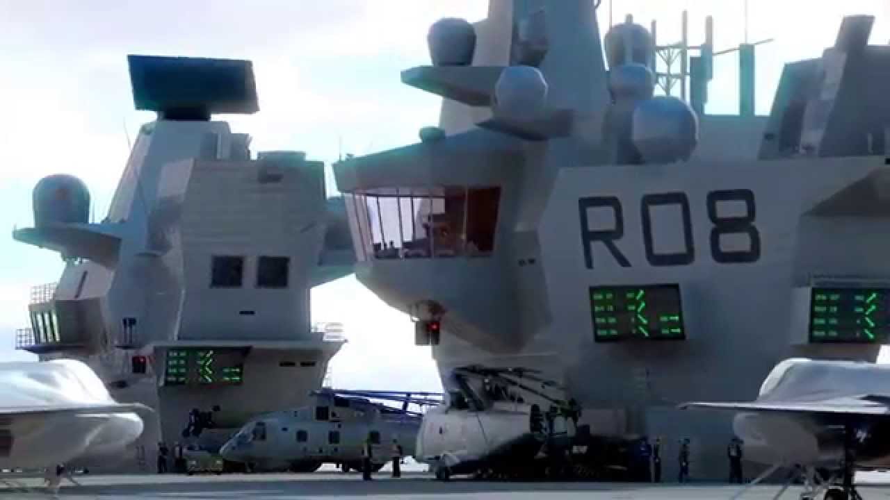 HMS Queen Elizabeth Class Aircraft Carriers CGI Animated Movie