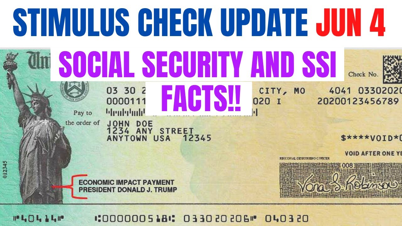 Stimulus Check Update| Social Security & SSI FACTS