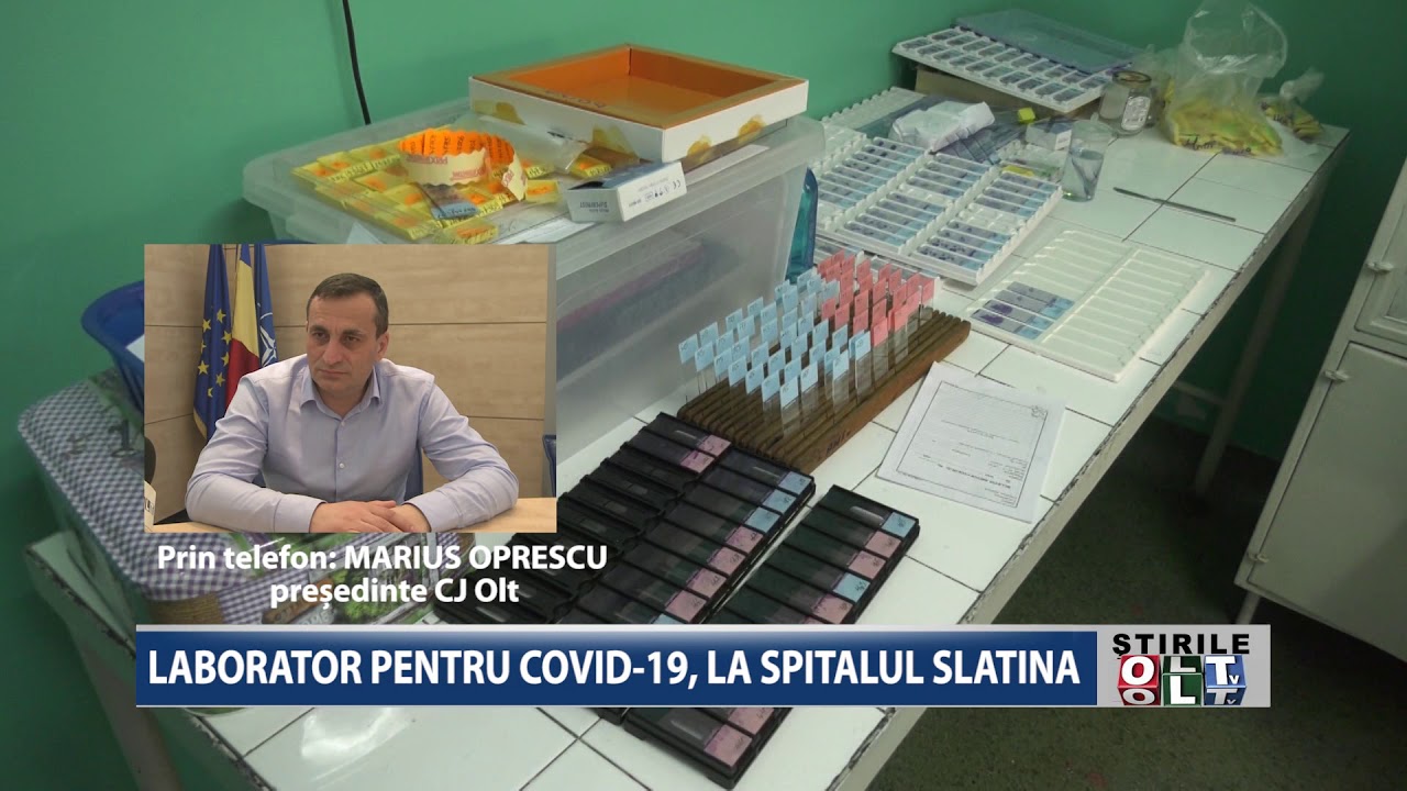 LABORATOR PENTRU COVID 19 LA SPITALUL SLATINA 2503