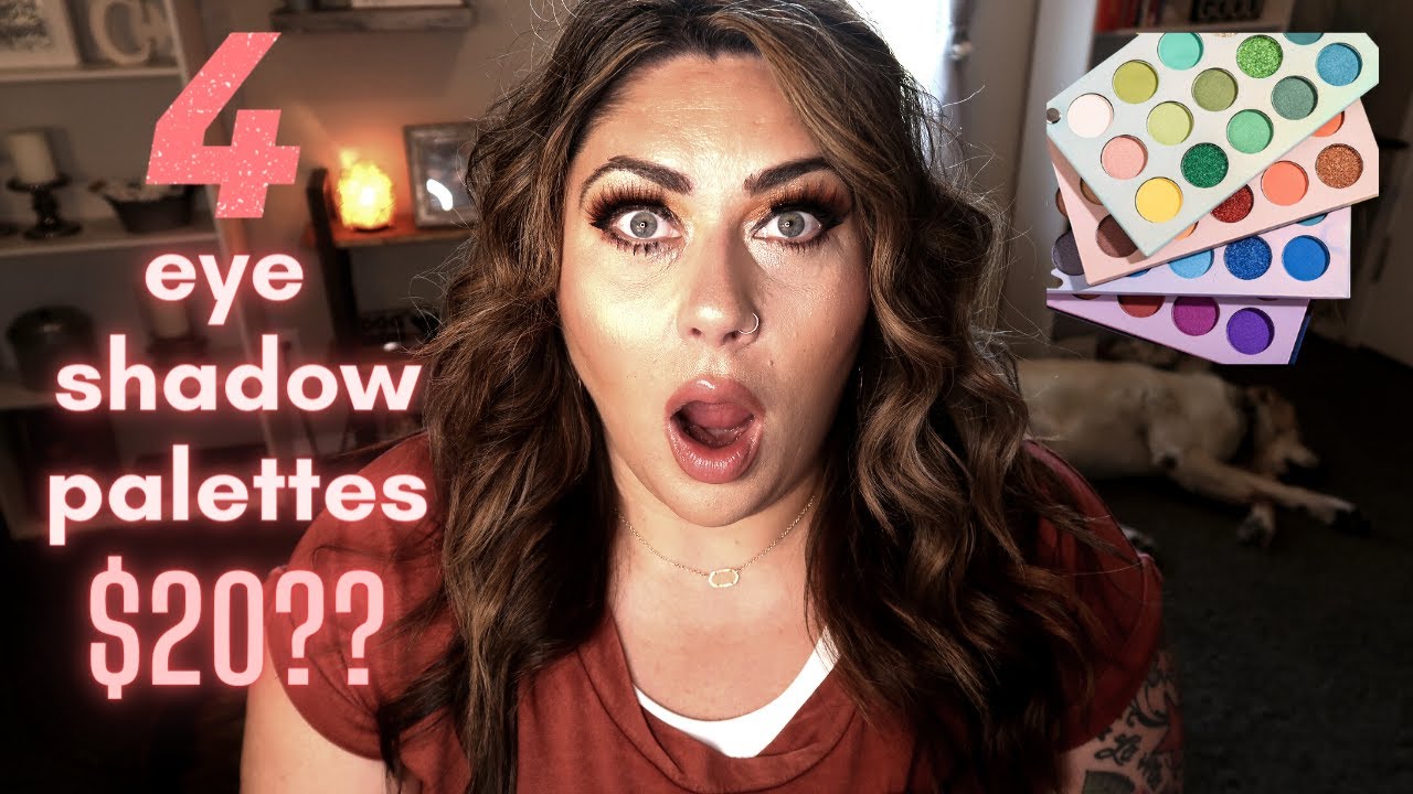 4 EYE SHADOW PALETTES FOR $20?? 😲 - AMAZING DEAL! - YOU NEED THIS! - Budget Beauty