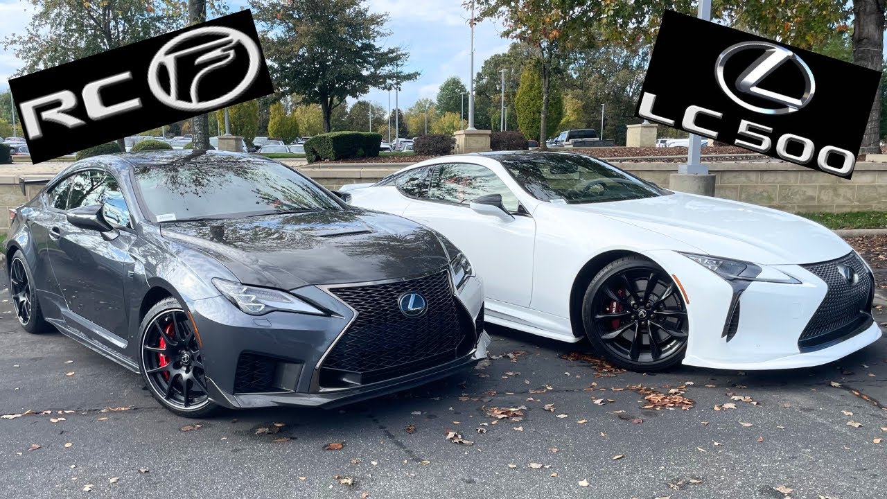 Lexus V8 BATTLE!! LC500 VS RCF Track Edition!