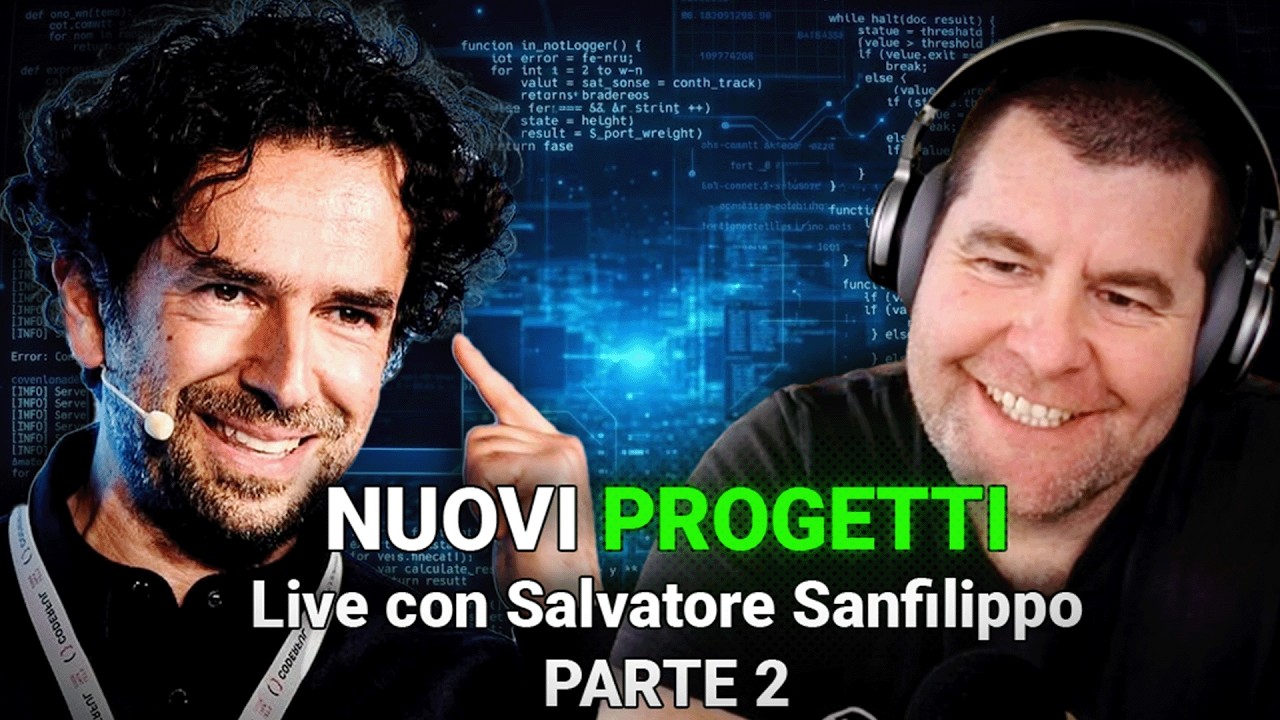 I Nuovi Progetti di Salvatore Sanfilippo | Live con @antirez PARTE 2