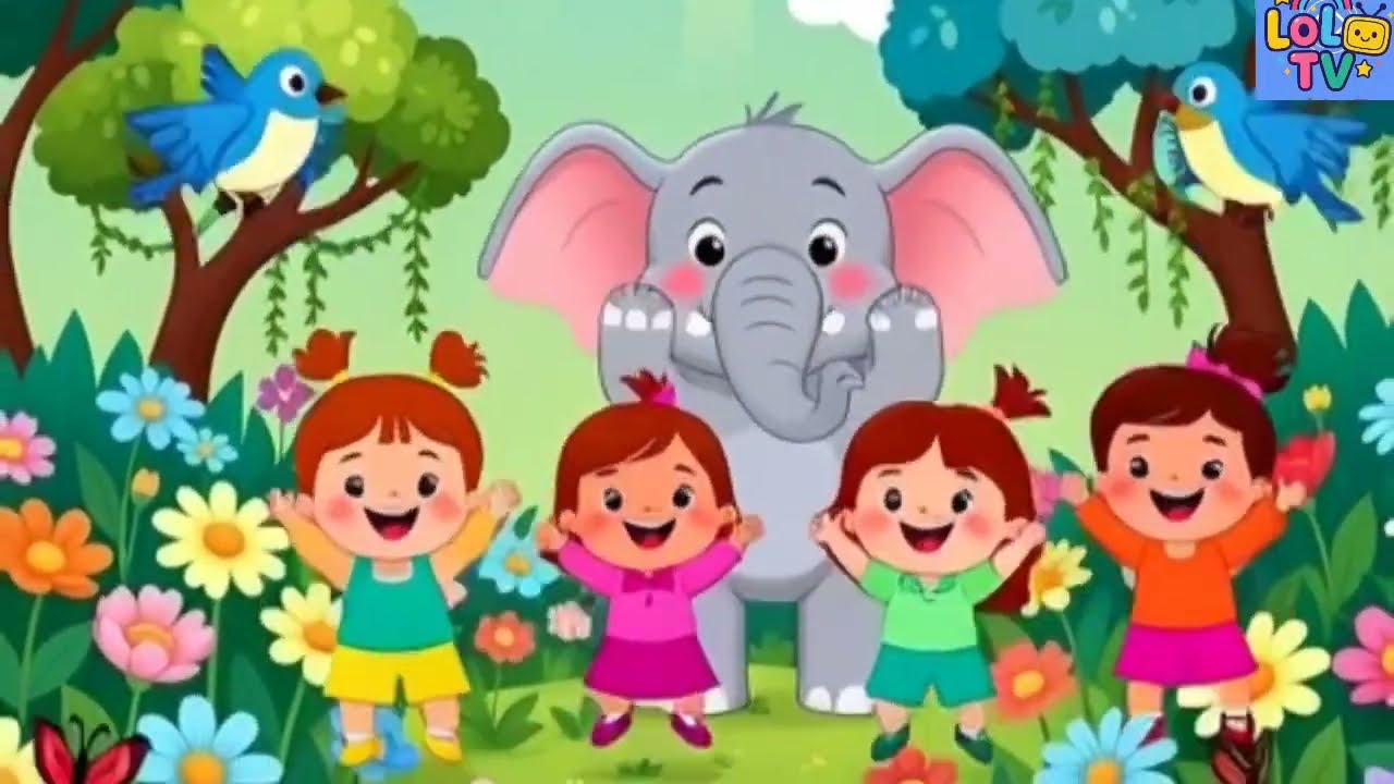 हाथी राजा 🐘 | Hindi Nursery Rhyme for Kids | Elephant Rhyme