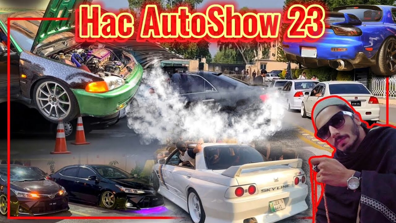 HAC AUTOSHOW ISLAMABAD 2023 🔥 Track Scene 😍 Donuts & Much More 🤩 TEAM 4K
