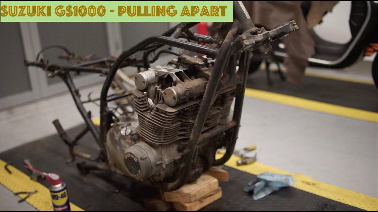 Suzuki GS1000   Pulling Apart in timelapes