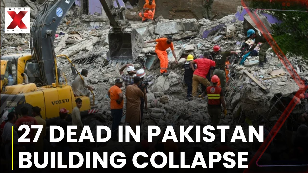 Pakistan five-story Building Collapse Leaves 27 Dead | NewsX World