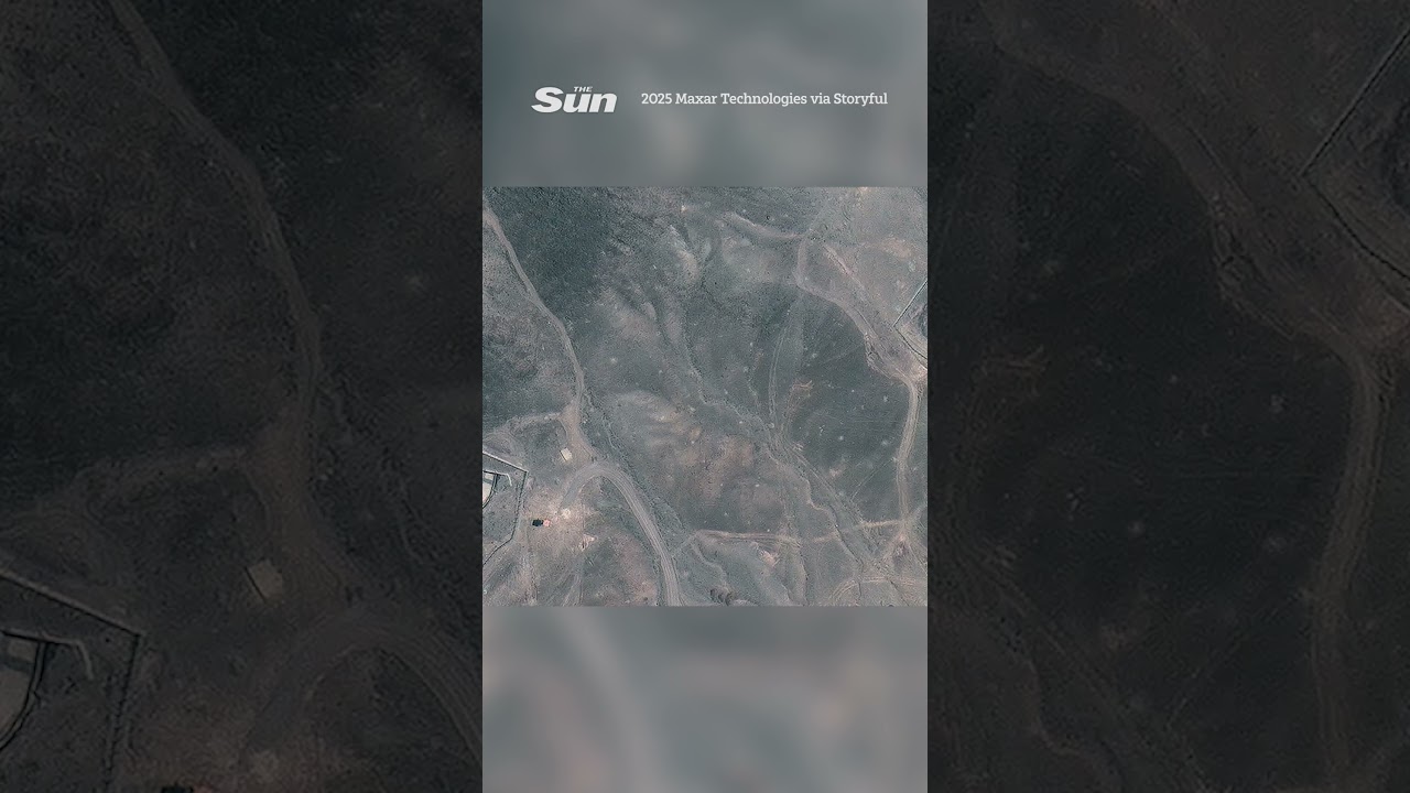 Satellite images show Iran Fordow nuclear facility before and after US attack