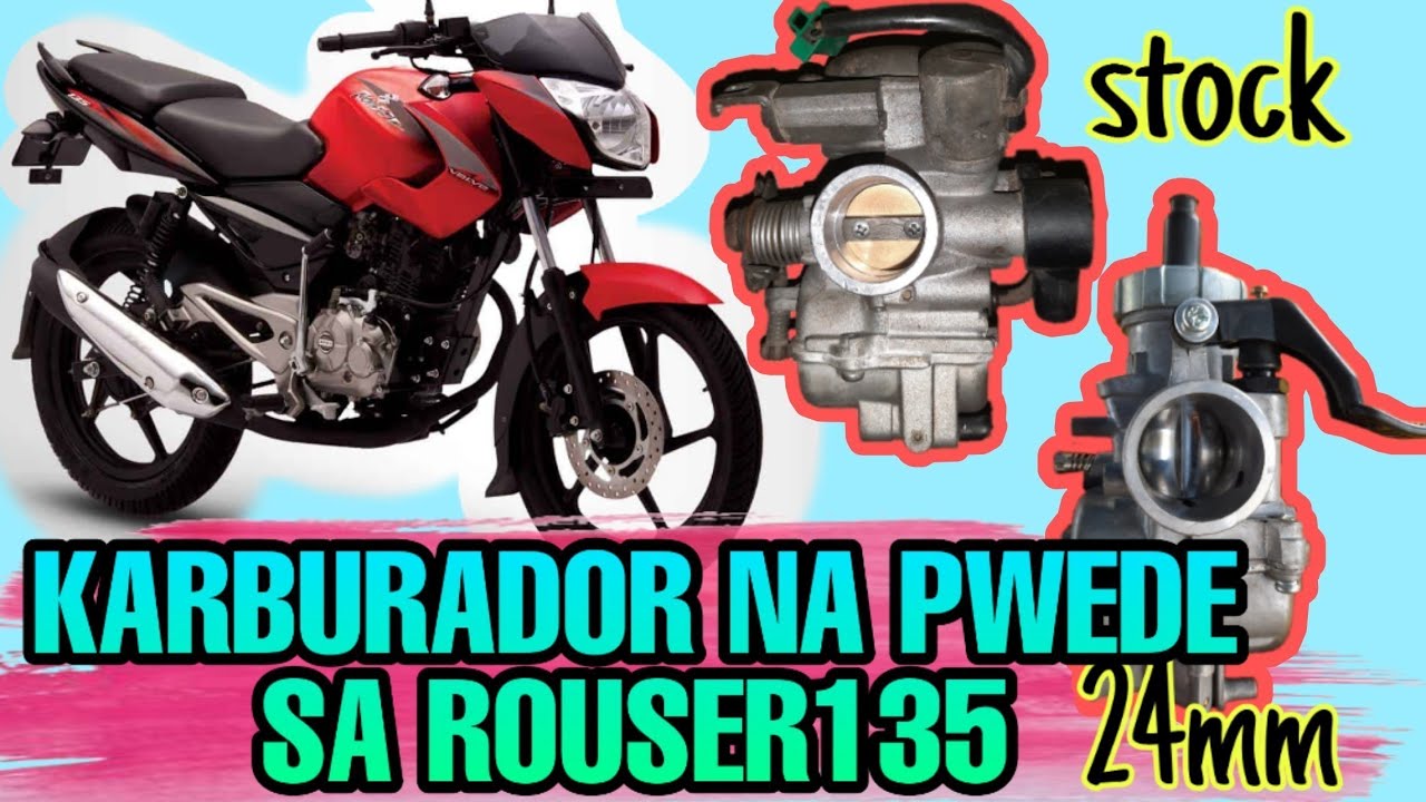 SIRA KARBURADOR NG ROUSER135, ICONVERT NATIN SA 24MM