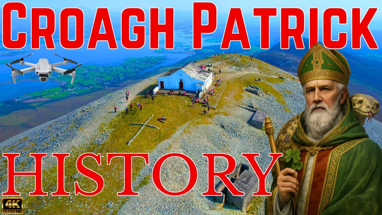 Croagh Patrick History 📜 [4K] 🇮🇪 How St. Patrick Banished the Snakes from Ireland