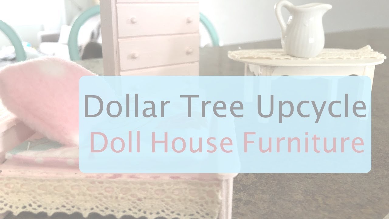 Dollar Tree Doll House Furniture Upcycle
