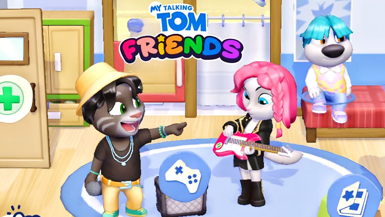 My Talking Tom Friends 2 - Gameplay Walkthrough Part 200 - Ginger is Finally here! Ft. K-Pop Outfits