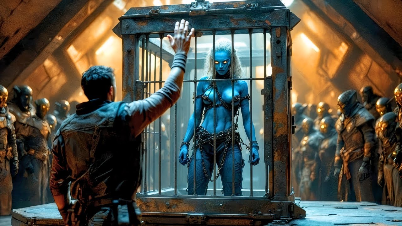 Nobody Dared Bid for the Wild Alien Girl — Until a Human Raised His Hand… and Never Lowered It