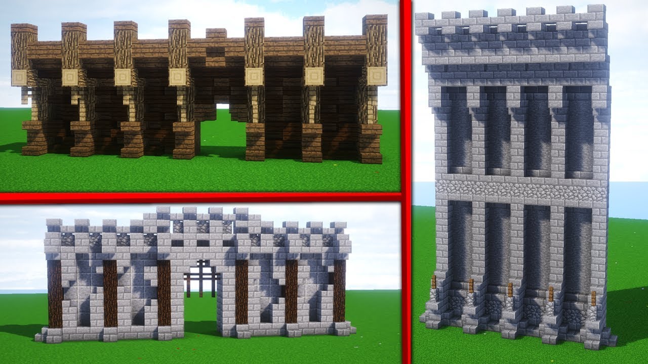 5 POMYSŁ&Oacute;W na MURY w MINECRAFT!