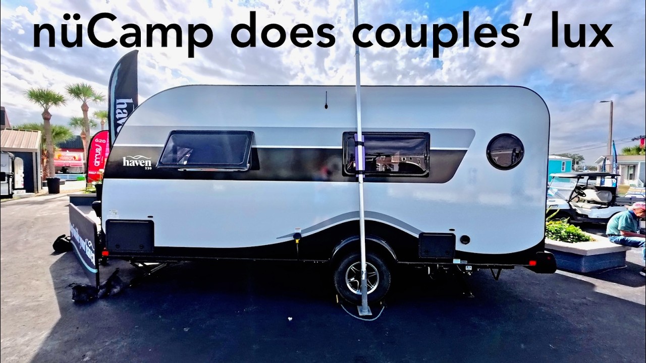 nuCamp Haven 220: Luxury Travel Trailer for Couples #traveltrailer #campingtrailer #rvlife #nucamp