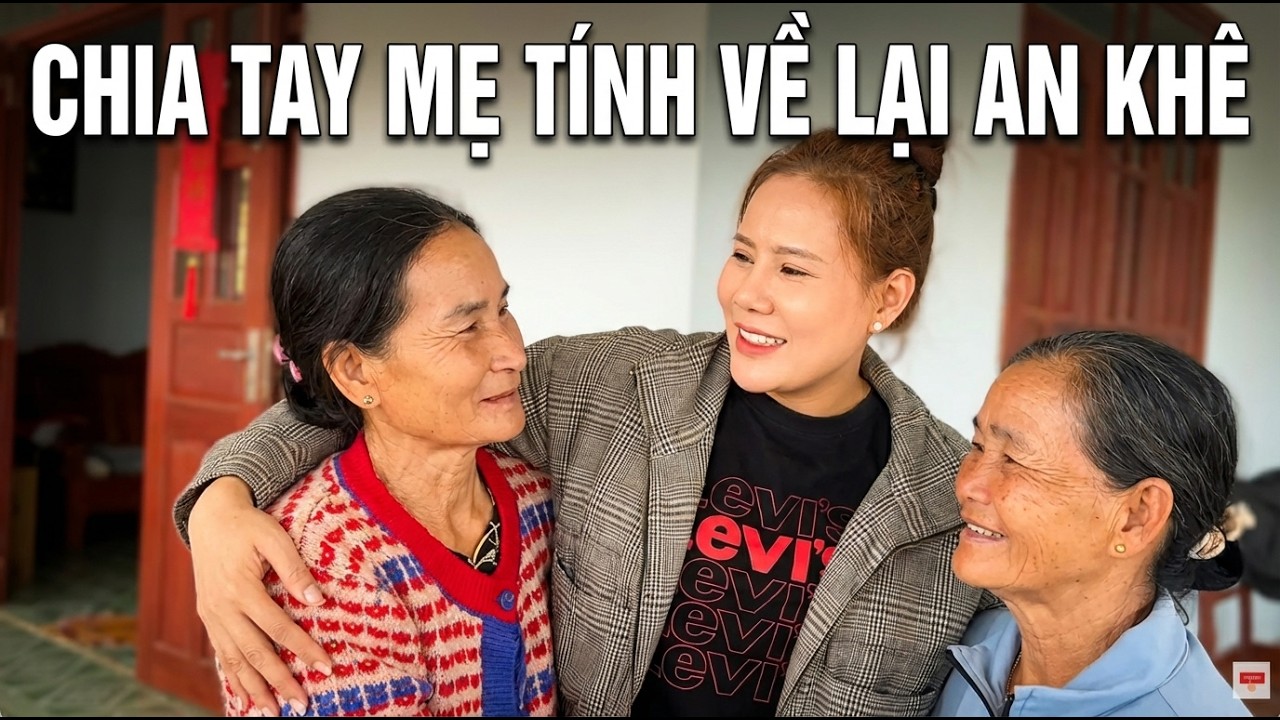 Chia tay Mẹ Tính về lại An Khê. 