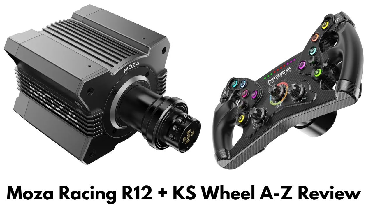 Moza Racing R12 Direct Drive Wheelbase + KS Wheel im A-Z Test [deutsch | english CC]