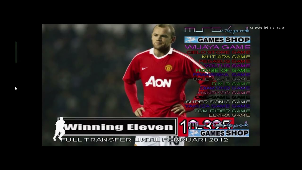 WE10 - 325 Full Transfer February 2012 PS2 Wayne Rooney