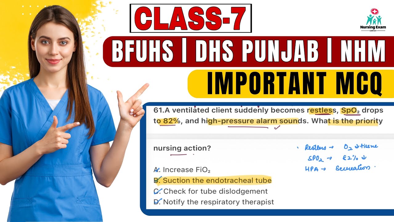 BFUHS STAFF NURSE EXAM PREPARATION | DHS PUNJAB STAFF NURSE PREPARATION | BFUHS | #7 | PUNJAB NHM 