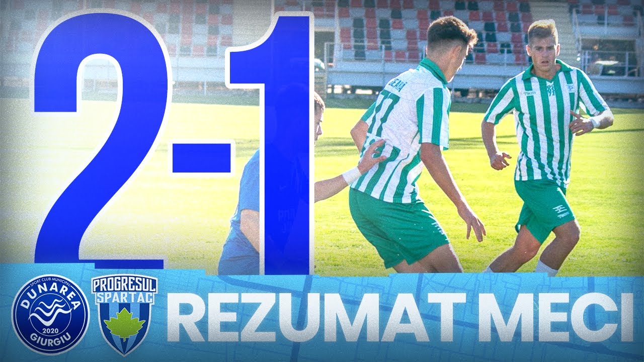 REZUMAT - Dunărea Giurgiu 2-1 Progresul Spartac - LIGA A 3-A - ETAPA A 9-A