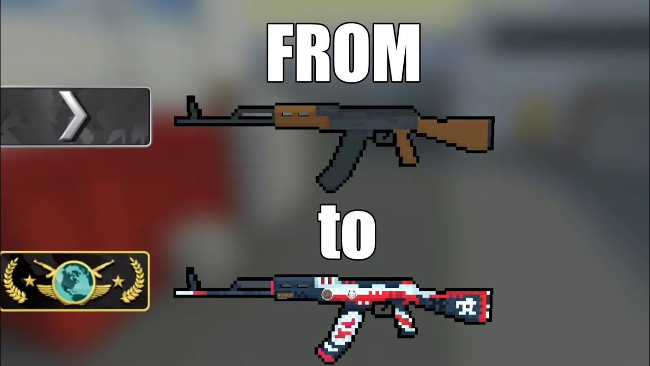 Block Strike | Silver 1 to Global Elite ★ AK-47 Shooting