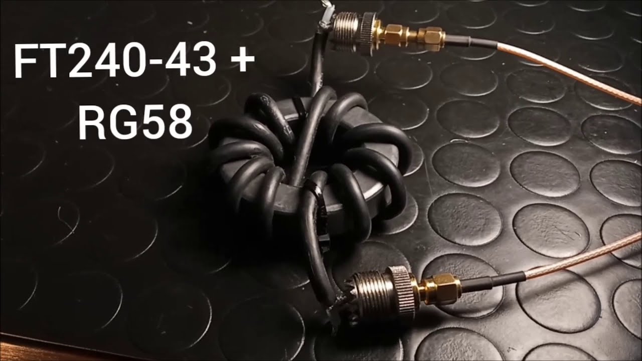 TEST BALUN IN CORRENTE (CHOKE BALUN)