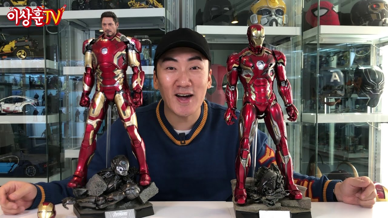존재감 극강! 아이언맨 쿼터 스케일! MARK43 & MARK45 [HotToys]