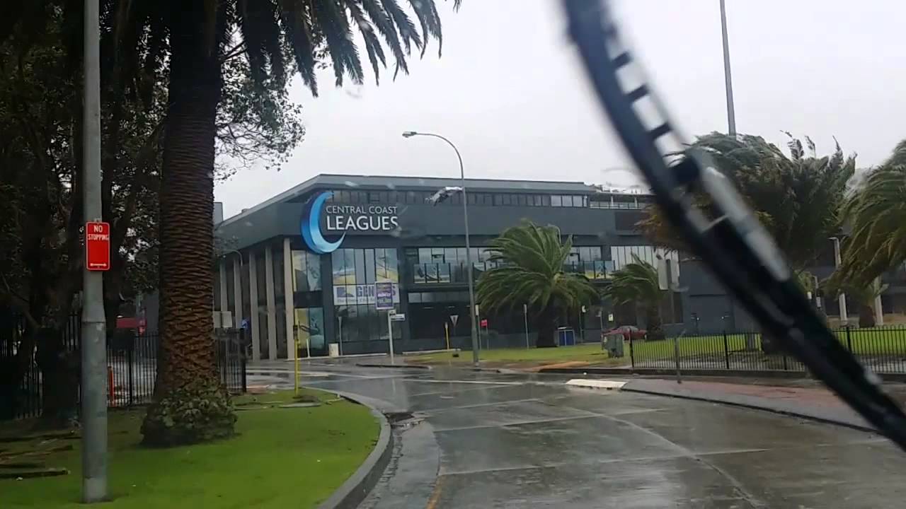 Central coast NSW storm 21st April 2015 - Dashcam footage