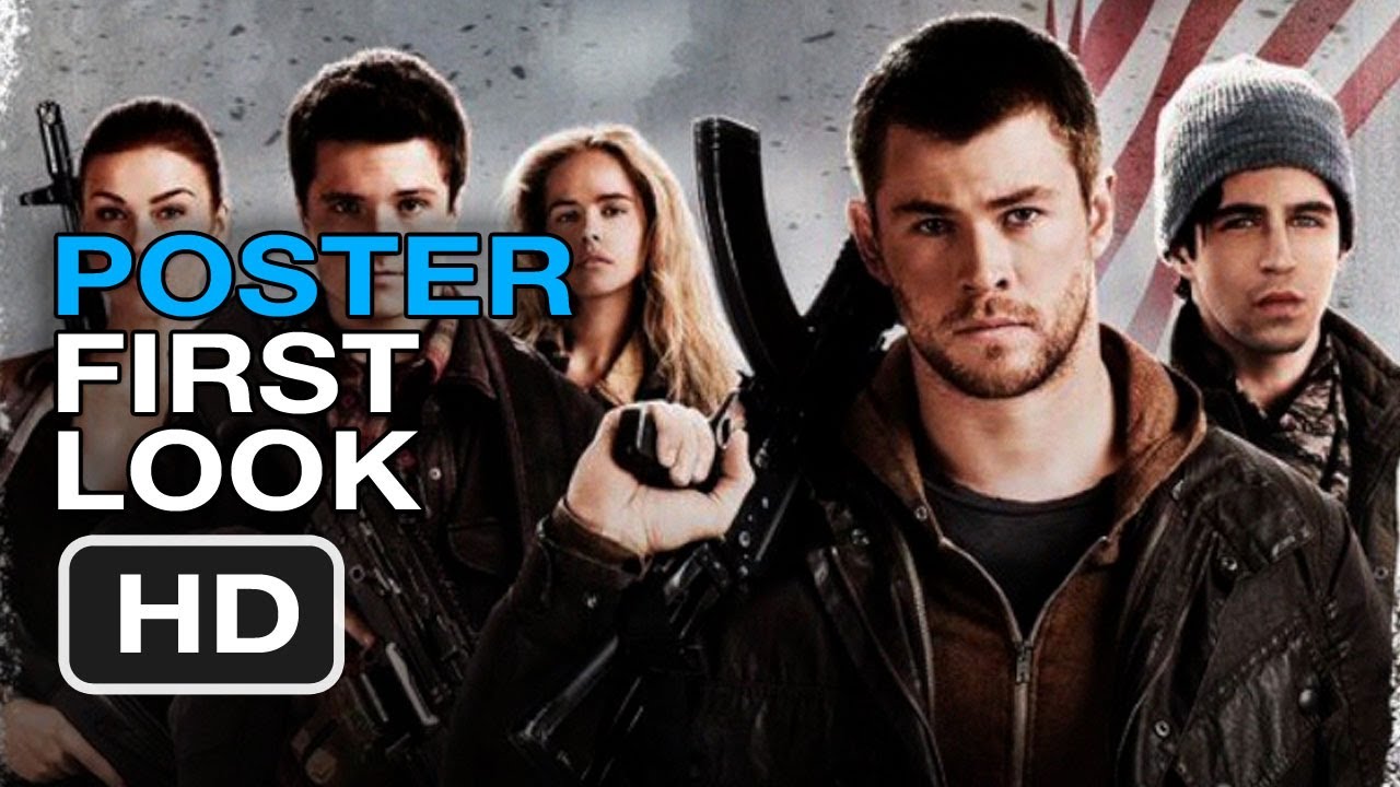 Red Dawn Remake - Poster First Look (2012) Chris Hemsworth, Josh Hutcherson Movie HD
